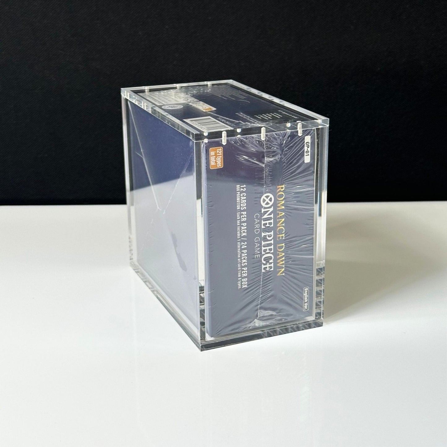 One Piece Slim Fit English OP01 - 2 Booster Box Acrylic Case With Magnetic Lid - Booster Box Acrylic Case - TCG Armour - ENG - OP1BB