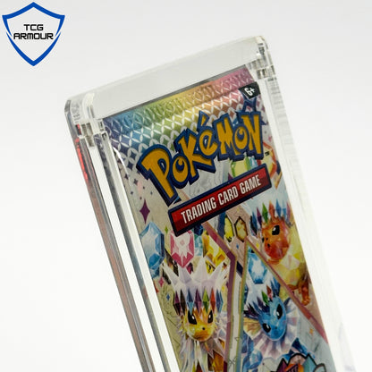 Pokemon Slim Fit English Single Booster Pack Acrylic Case With Magnetic Lid