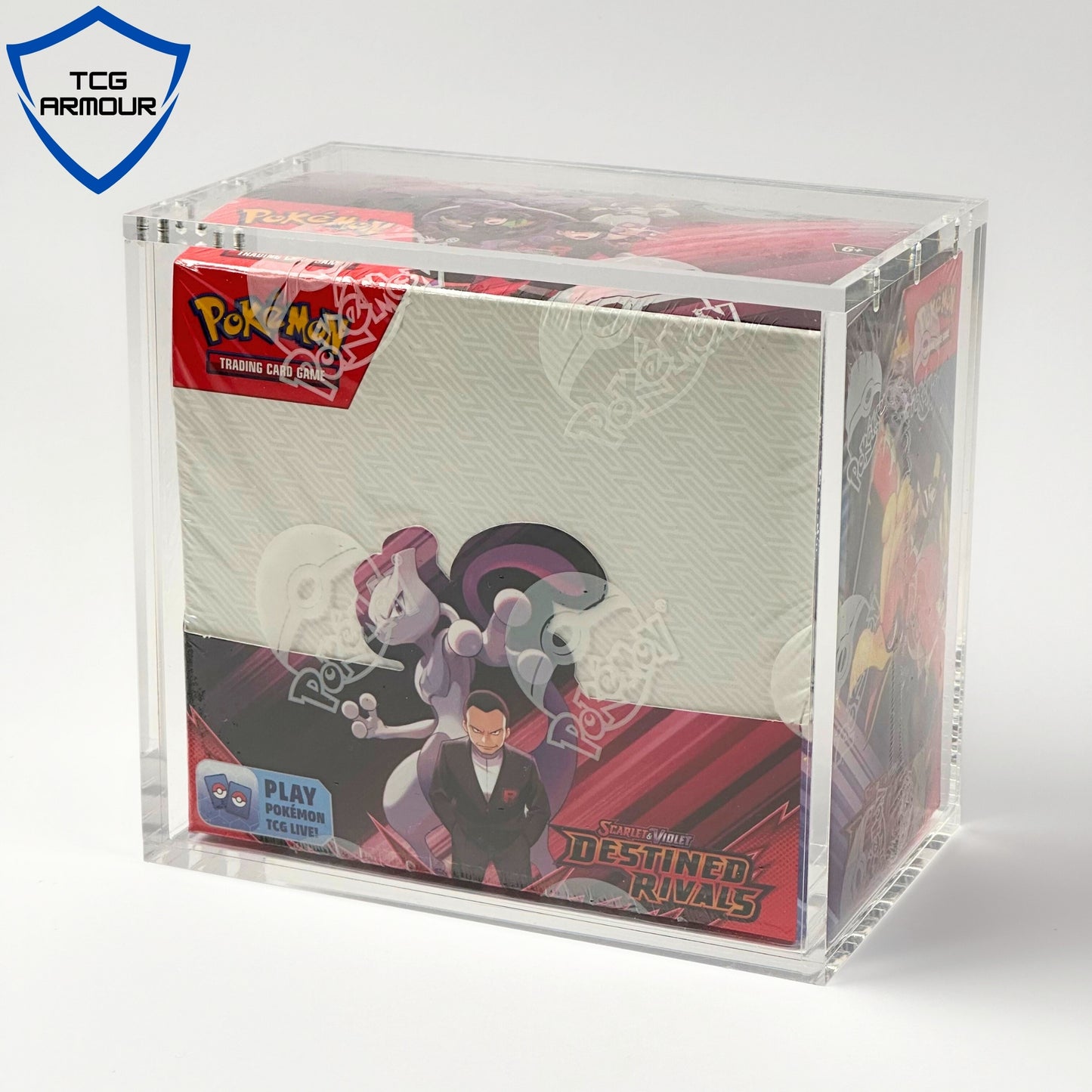 Pokemon Slim Fit English Booster Box Acrylic Case With Magnetic Lid