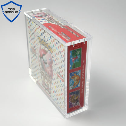 Pokemon Slim Fit Japanese Booster Box Acrylic Case With Magnetic Lid