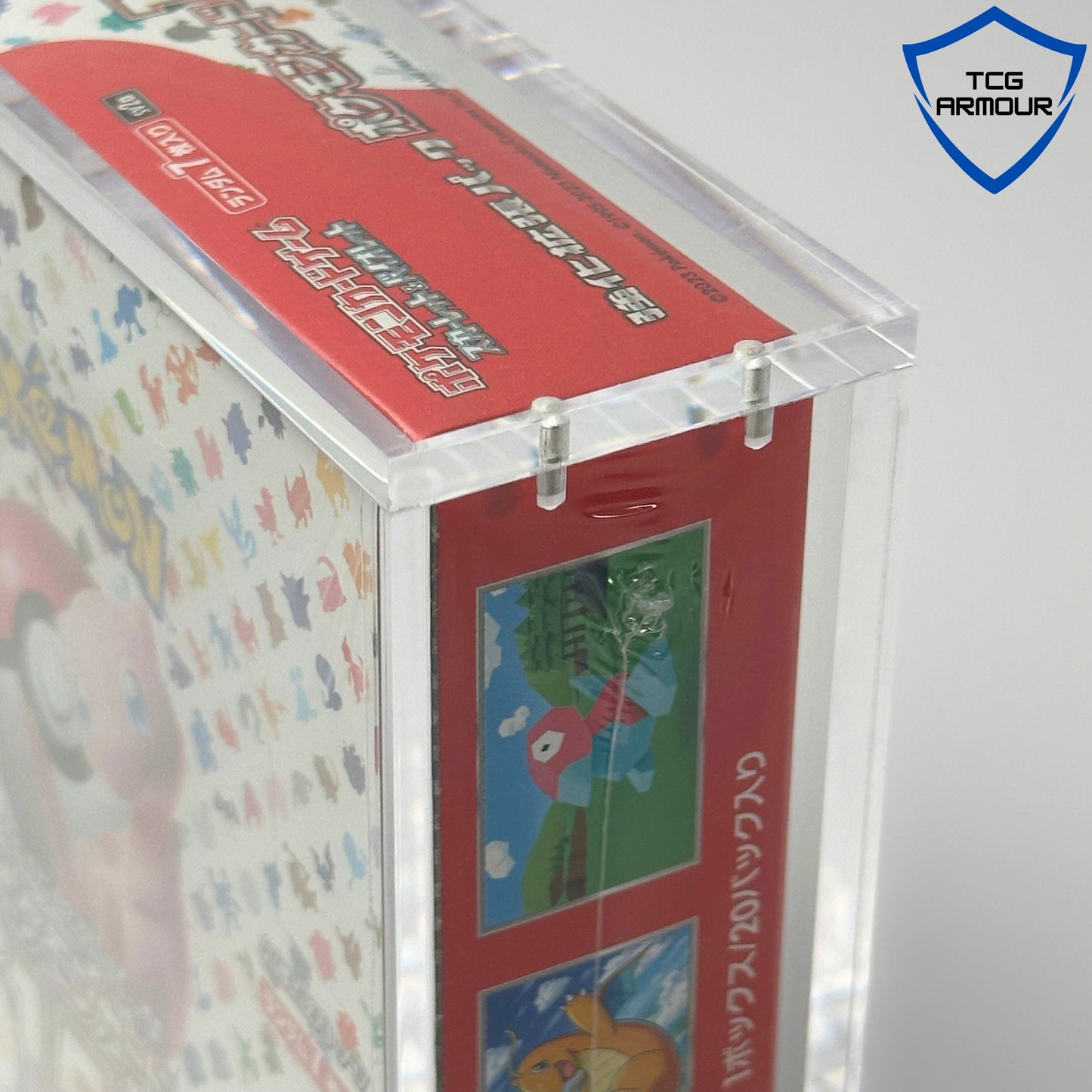 Pokemon Slim Fit Japanese Booster Box Acrylic Case With Magnetic Lid