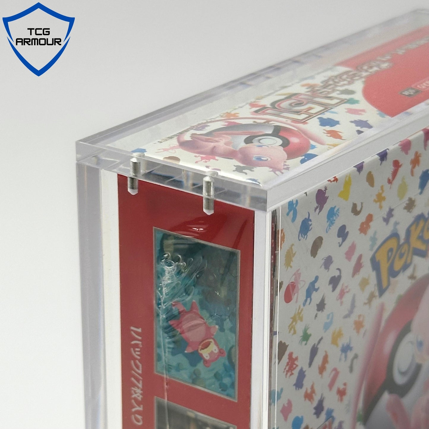 Pokemon Slim Fit Japanese Booster Box Acrylic Case With Magnetic Lid