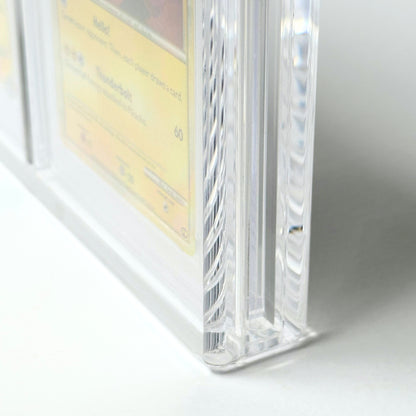 Premium 3 Frame PSA, CGC, TAG Graded Card Acrylic Case With Magnetic Lid