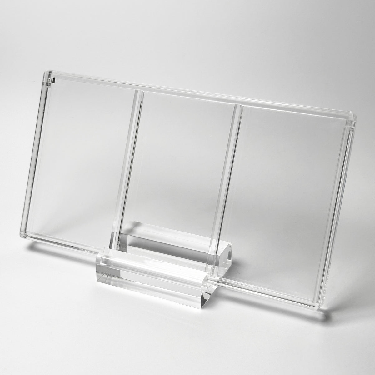 Premium 3 Frame PSA, CGC, TAG Graded Card Acrylic Case With Magnetic Lid