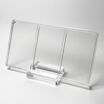 Premium 3 Frame PSA, CGC, TAG Graded Card Acrylic Case With Magnetic Lid
