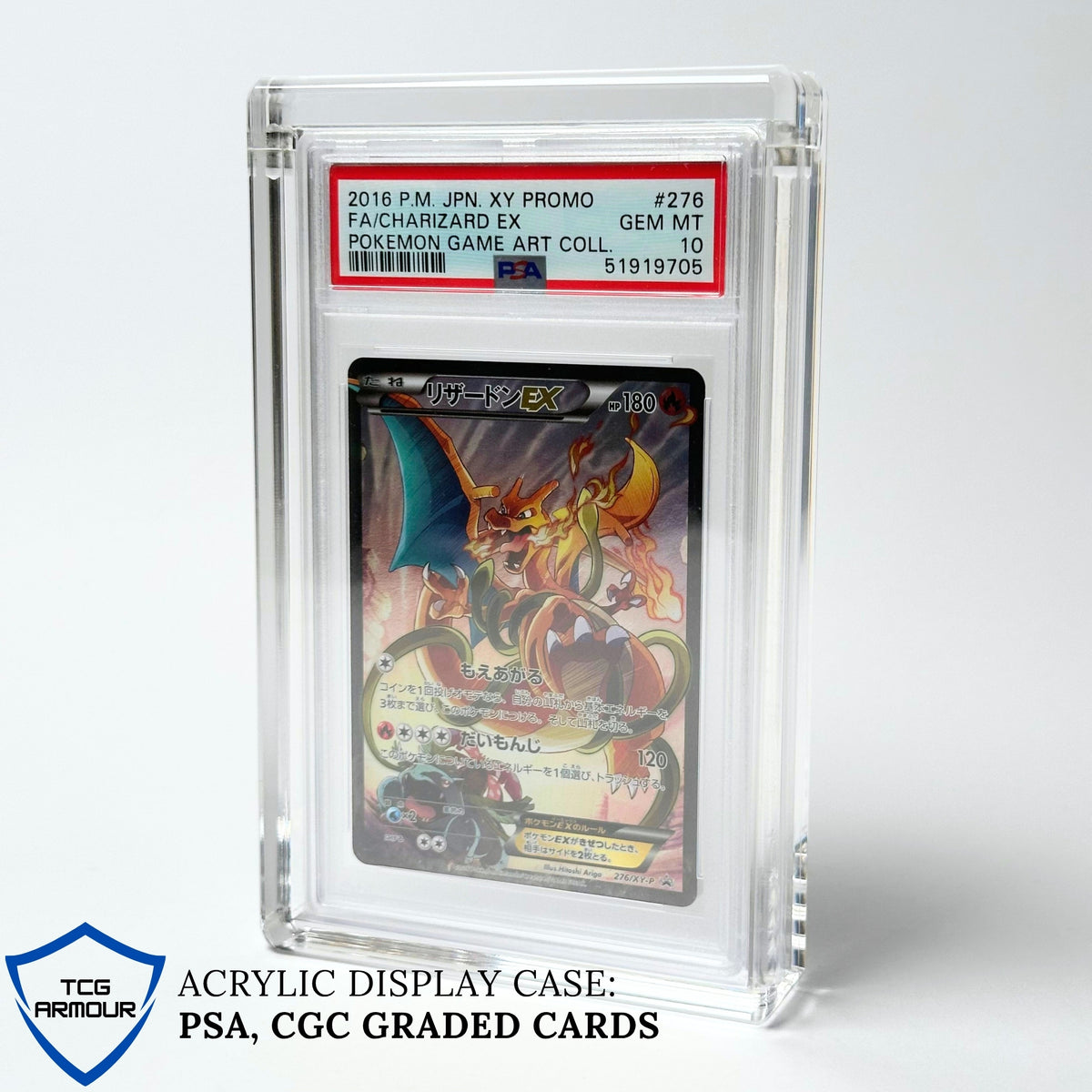 Premium PSA, CGC, TAG Graded Card Acrylic Case With Magnetic Lid