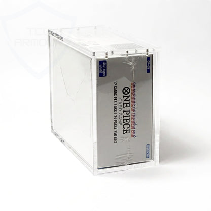 One Piece English OP03-13+ Booster Box Acrylic Case With Magnetic Lid - Booster Box Acrylic Case - TCG Armour - ENG-OP3BB-1
