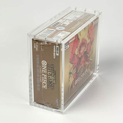 One Piece English PRB - 01/02 Booster Box Acrylic Case With Magnetic Lid - Booster Box Acrylic Case - TCG Armour - OPENG-PRB