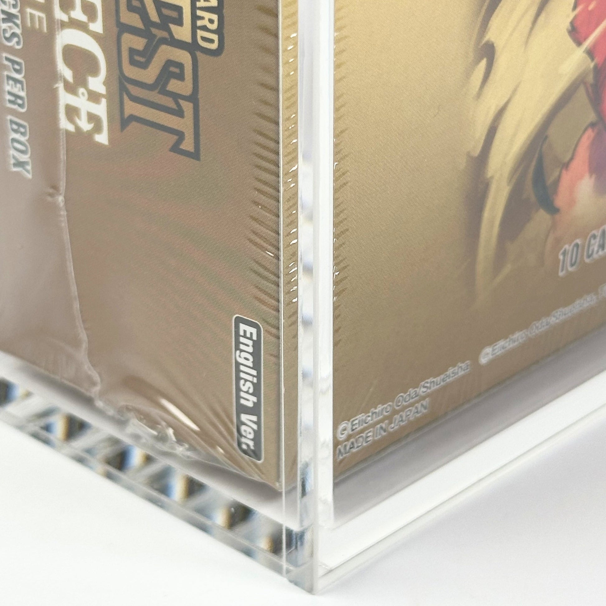 One Piece English PRB - 01/02 Booster Box Acrylic Case With Magnetic Lid - Booster Box Acrylic Case - TCG Armour - OPENG-PRB