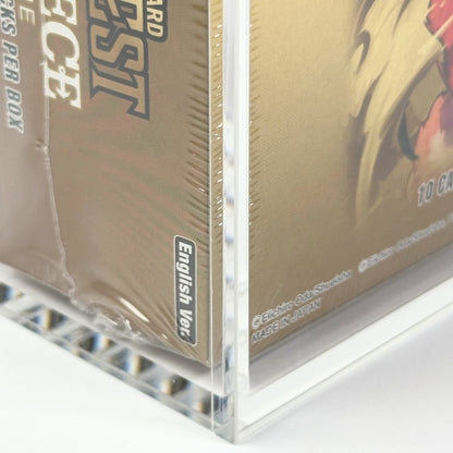 One Piece English PRB - 01/02 Booster Box Acrylic Case With Magnetic Lid - Booster Box Acrylic Case - TCG Armour - OPENG-PRB