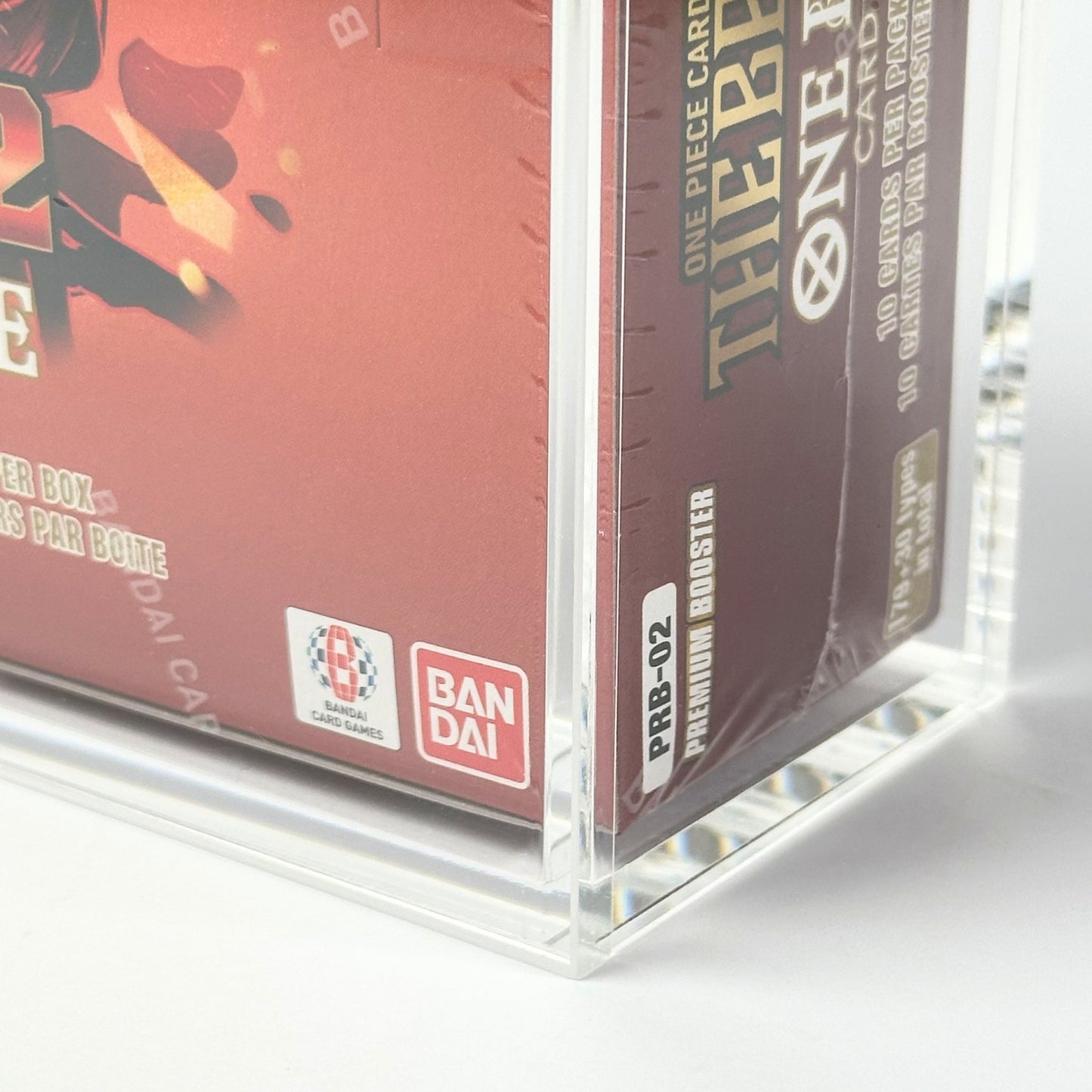 One Piece English PRB - 01/02 Booster Box Acrylic Case With Magnetic Lid - Booster Box Acrylic Case - TCG Armour - OPENG-PRB