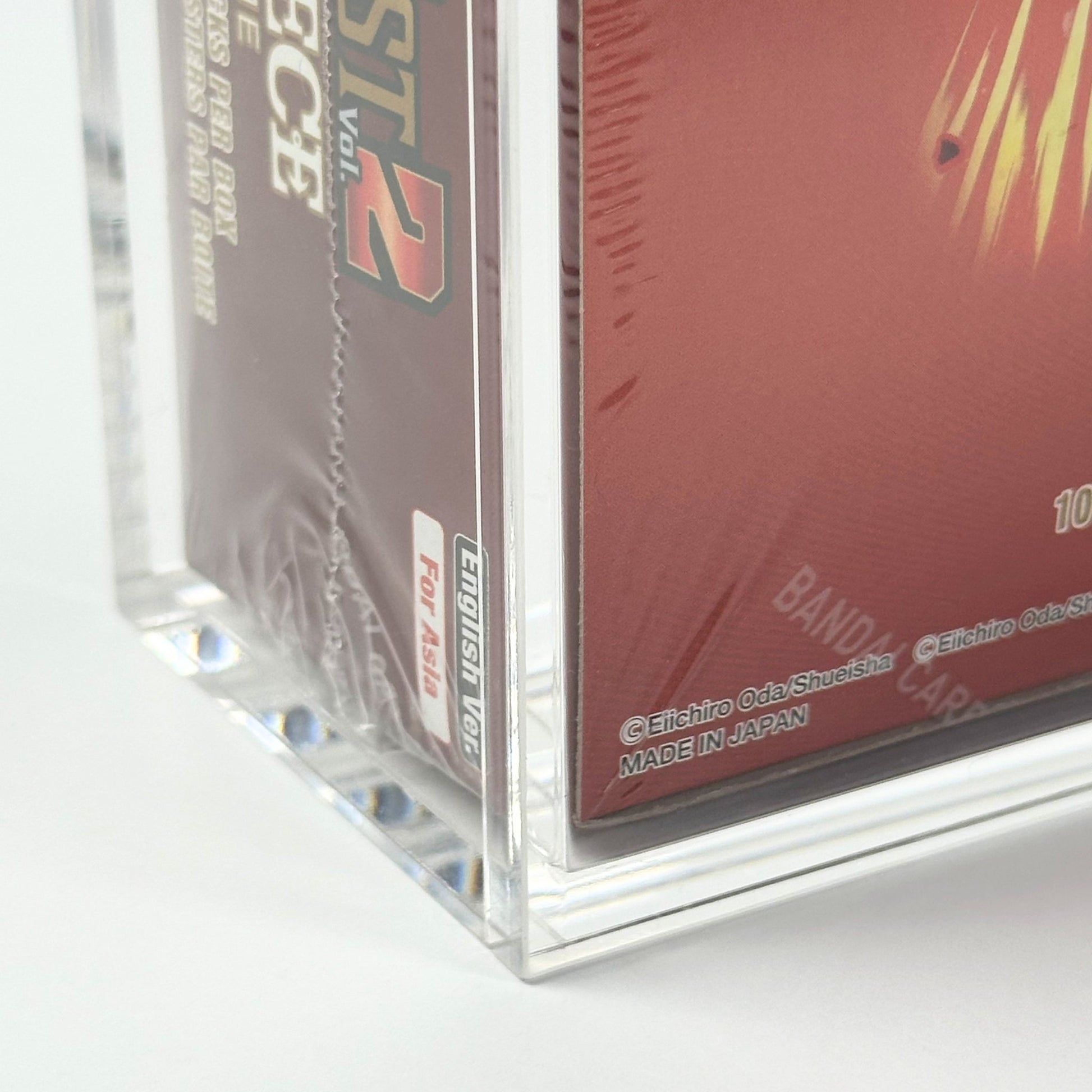 One Piece English PRB - 01/02 Booster Box Acrylic Case With Magnetic Lid - Booster Box Acrylic Case - TCG Armour - OPENG-PRB