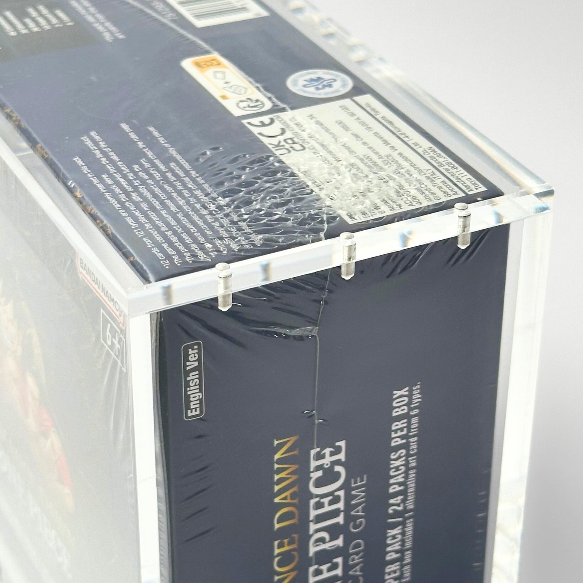 One Piece Slim Fit English OP01 - 2 Booster Box Acrylic Case With Magnetic Lid - Booster Box Acrylic Case - TCG Armour - ENG-OP1BB