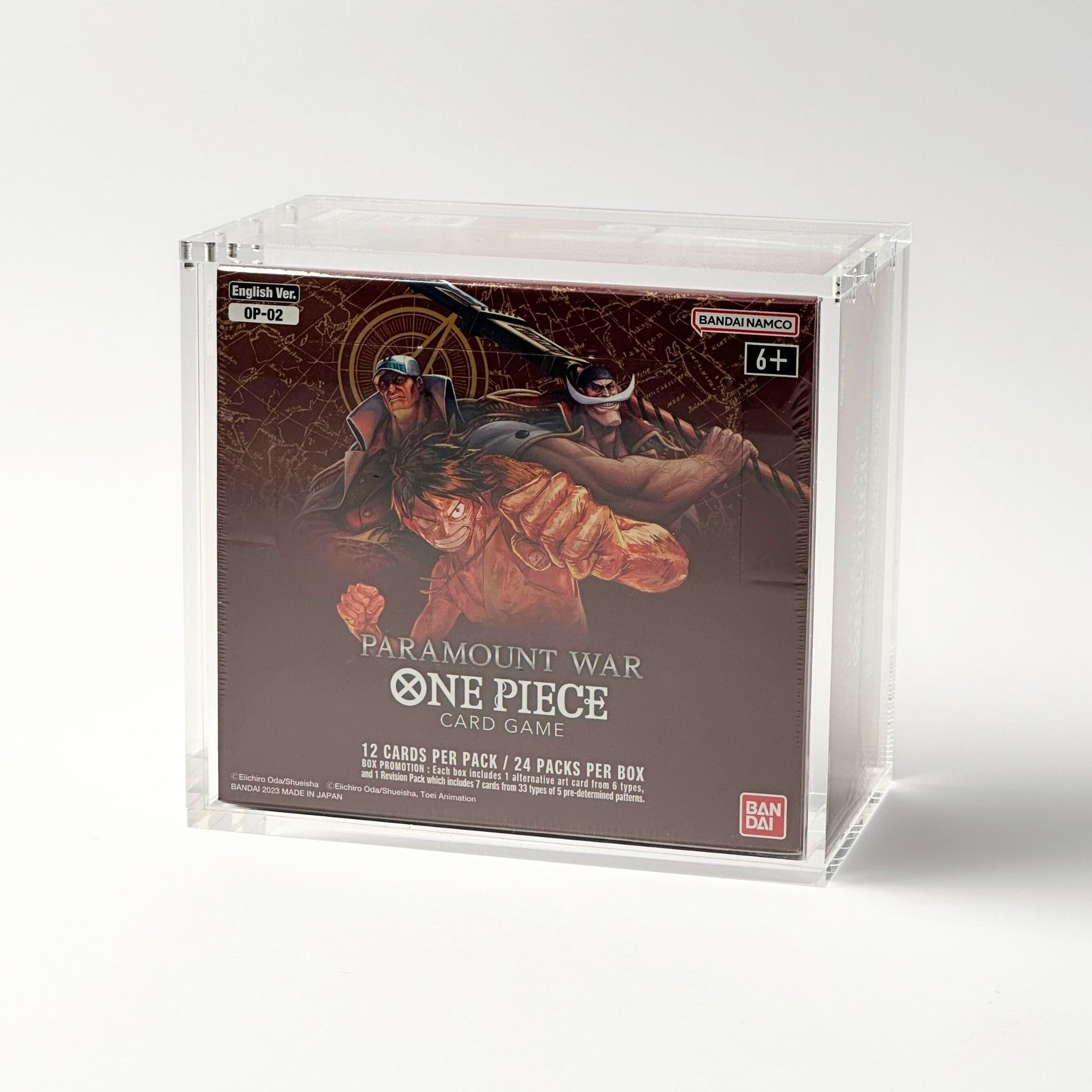 One Piece Slim Fit English OP01 (Blue Bottom) & OP02 Booster Box Acryl TCG Armour One Piece Slim Fit English OP01 (Blue Bottom) & OP02 Booster Box Acryl TCG Armour