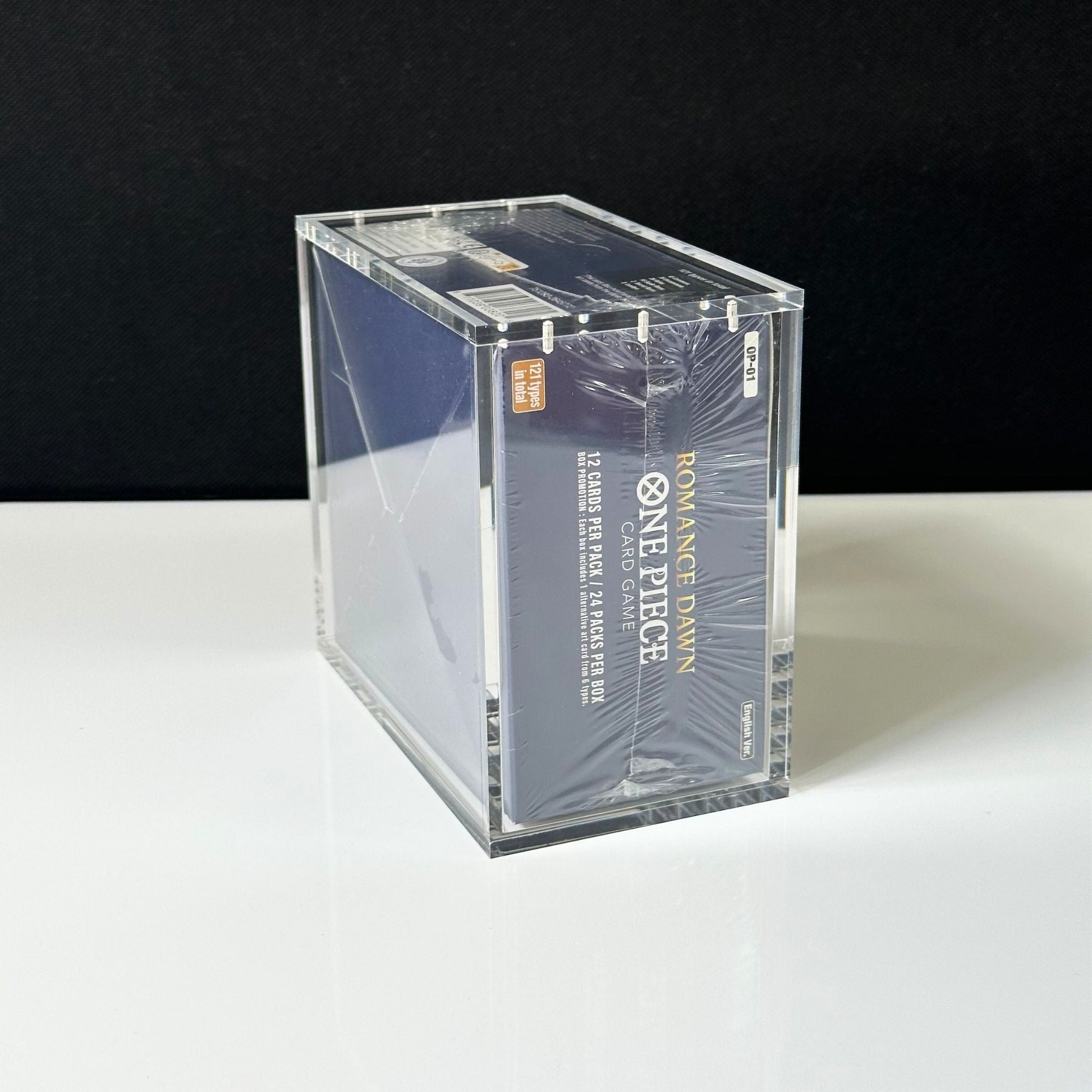 One Piece Slim Fit English OP01 - 2 Booster Box Acrylic Case With Magnetic Lid - Booster Box Acrylic Case - TCG Armour - ENG - OP1BB