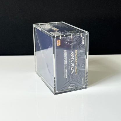 One Piece Slim Fit English OP01 - 2 Booster Box Acrylic Case With Magnetic Lid - Booster Box Acrylic Case - TCG Armour - ENG - OP1BB