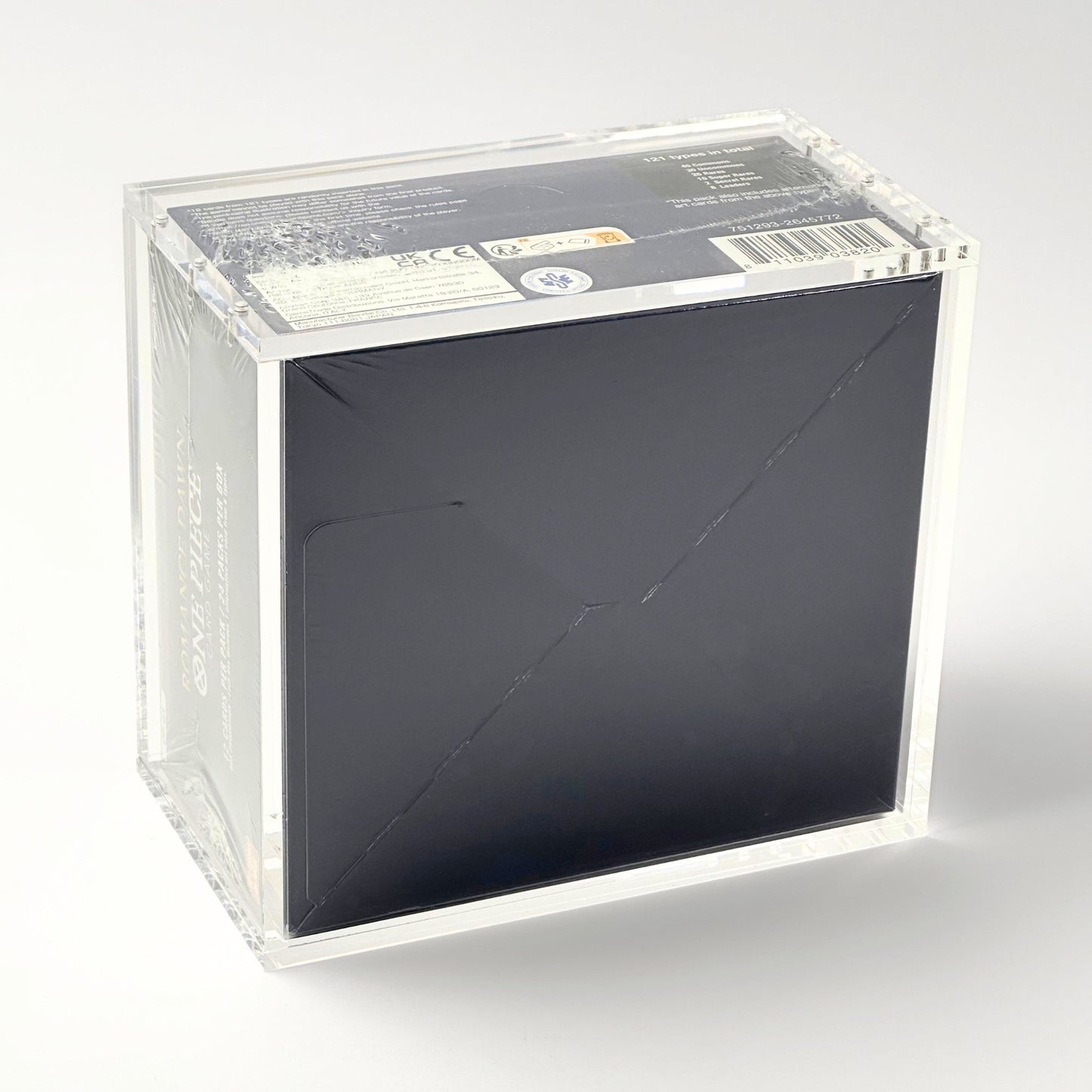 One Piece Slim Fit English OP01 - 2 Booster Box Acrylic Case With Magnetic Lid - Booster Box Acrylic Case - TCG Armour - ENG-OP1BB