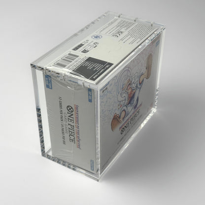 One Piece Slim Fit English OP03 - 12+ Booster Box Acrylic Case With Magnetic Lid - Booster Box Acrylic Case - TCG Armour - ENG-OP3BB