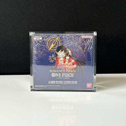 One Piece Slim Fit English OP03+ Booster Box Acrylic Case With Magnetic Lid - Booster Box Acrylic Case - TCG Armour - ENG - OP1BB