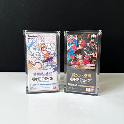 One Piece Slim Fit Japanese OP01 - 03 Booster Box Acrylic Case With Magnetic Lid - Booster Box Acrylic Case - TCG Armour - JAP - OPBB2