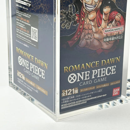 One Piece Slim Fit Japanese OP01 - 03 Booster Box Acrylic Case With Magnetic Lid - Booster Box Acrylic Case - TCG Armour - JAP-OPBB1
