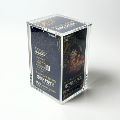 One Piece Slim Fit Japanese OP01 - 03 Booster Box Acrylic Case With Magnetic Lid - Booster Box Acrylic Case - TCG Armour - JAP-OPBB1