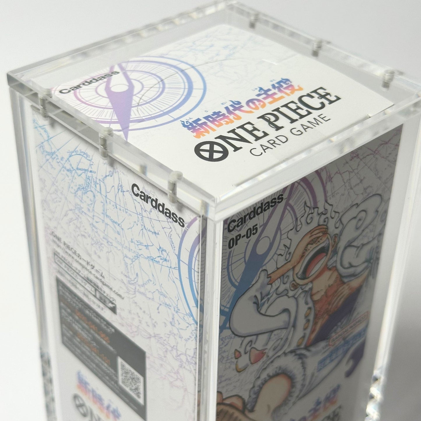 One Piece Slim Fit Japanese OP04+ Booster Box Acrylic Case With Magnetic Lid - Booster Box Acrylic Case - TCG Armour - JAP-OPBB2