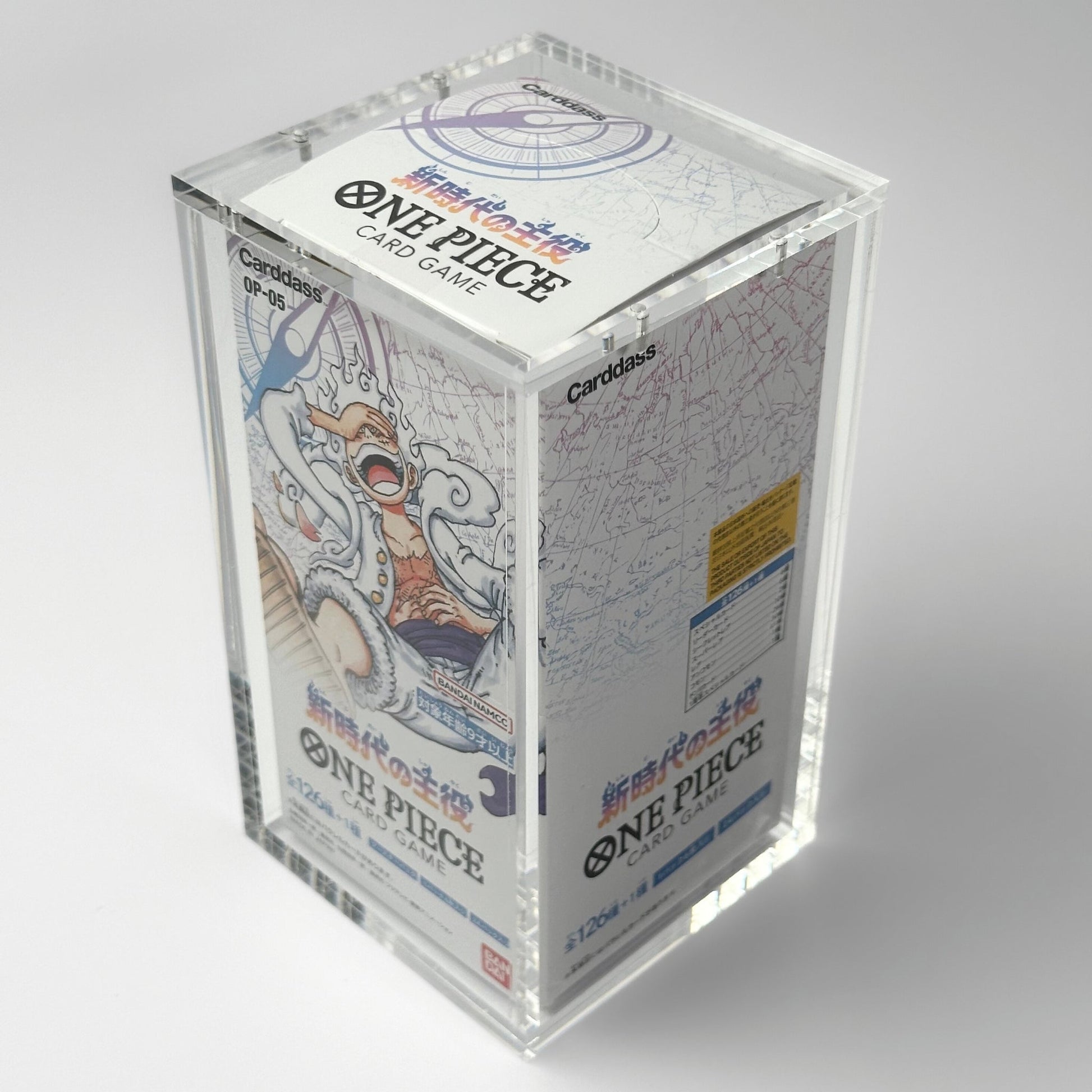 One Piece Slim Fit Japanese OP04+ Booster Box Acrylic Case With Magnetic Lid - Booster Box Acrylic Case - TCG Armour - JAP-OPBB2