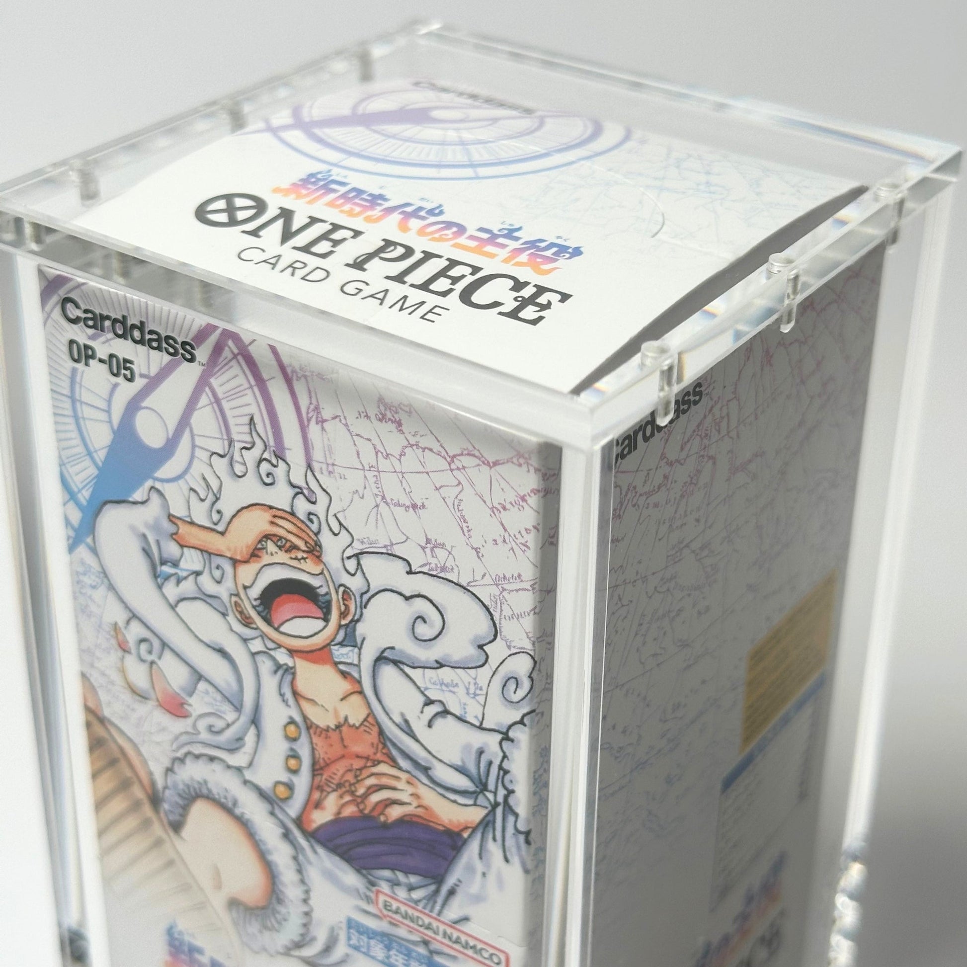 One Piece Slim Fit Japanese OP04+ Booster Box Acrylic Case With Magnetic Lid - Booster Box Acrylic Case - TCG Armour - JAP-OPBB2
