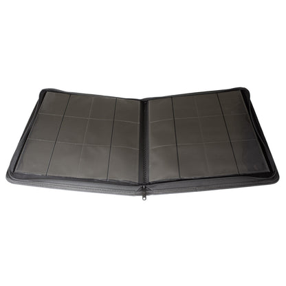 Palms Off Gaming 12 - Pocket Collector's Series Trading Card Zip Binder - Black - Binder File - TCG Armour - ZB - 12 - BLK