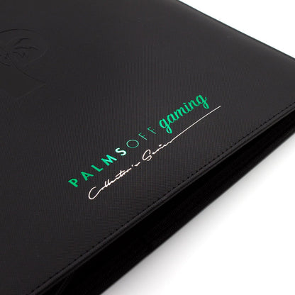 Palms Off Gaming 12 - Pocket Collector's Series Trading Card Zip Binder - Black - Binder File - TCG Armour - ZB - 12 - BLK