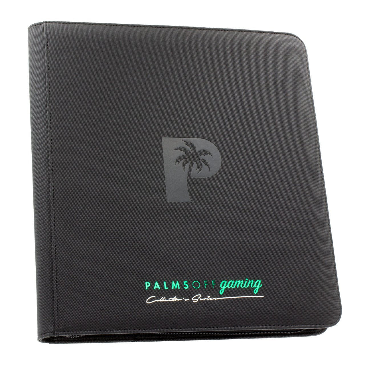 Palms Off Gaming 12 - Pocket Collector's Series Trading Card Zip Binder - Black - Binder File - TCG Armour - ZB - 12 - BLK