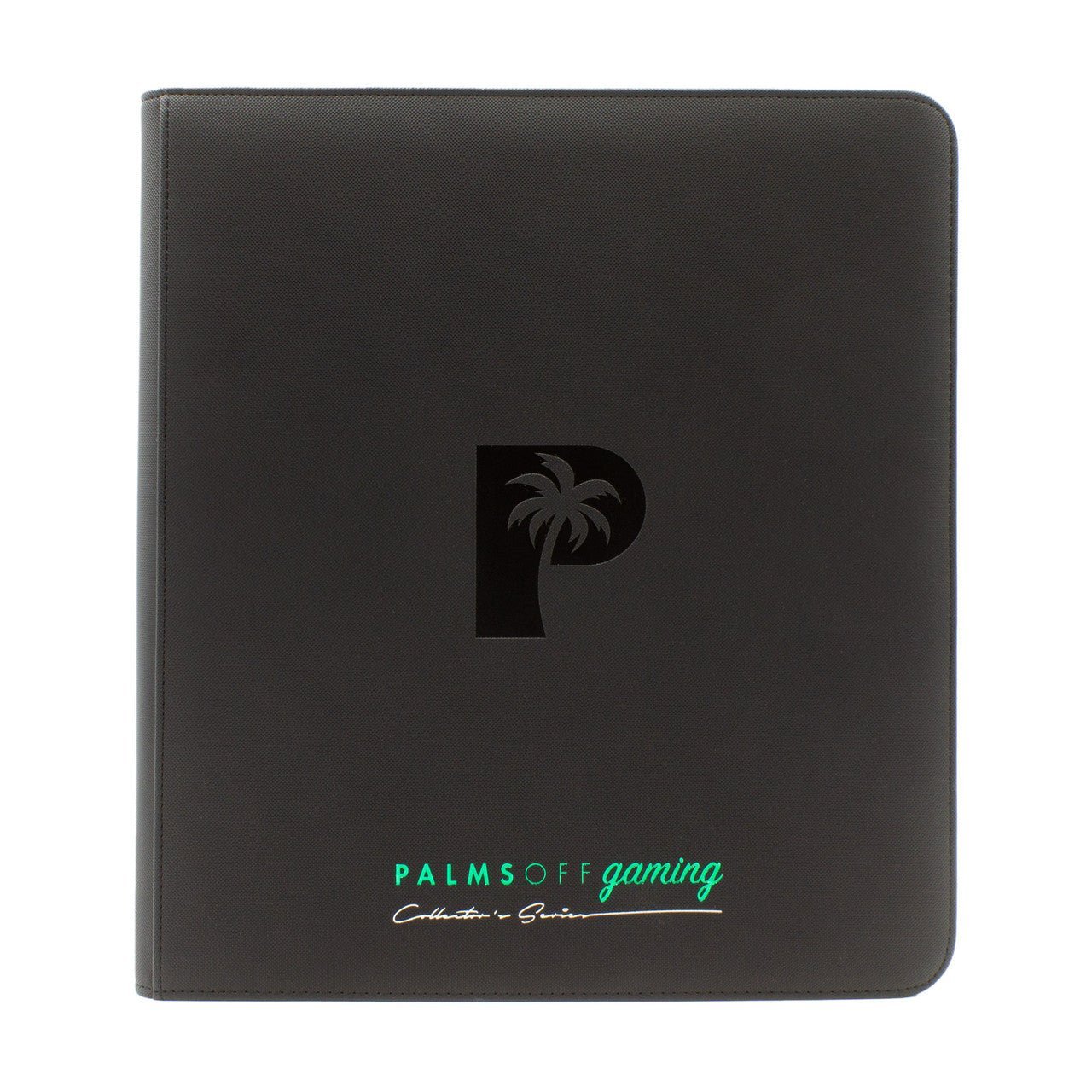 Palms Off Gaming 12 - Pocket Collector's Series Trading Card Zip Binder - Black - Binder File - TCG Armour - ZB - 12 - BLK
