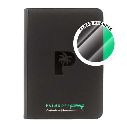 Palms Off Gaming 9 - Pocket Top Loader Collector's Series Trading Card Zip Binder - Binder File - TCG Armour - ZB - TOP
