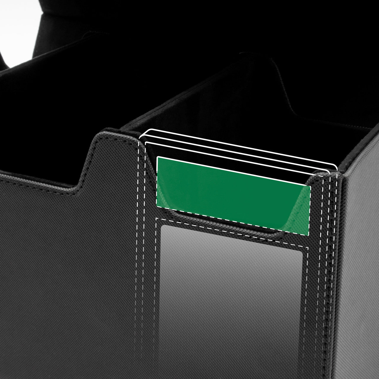 Palms Off Gaming Large Graded Card Collector's Series Storage Case - Black - Storage Case - TCG Armour - GCC - L - BLK