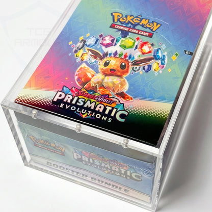 Pokemon Booster Bundle Display Premium 5+8mm Acrylic Case With Magnetic Lid - Booster Bundle Acrylic Case - TCG Armour - BBDISP-OLD