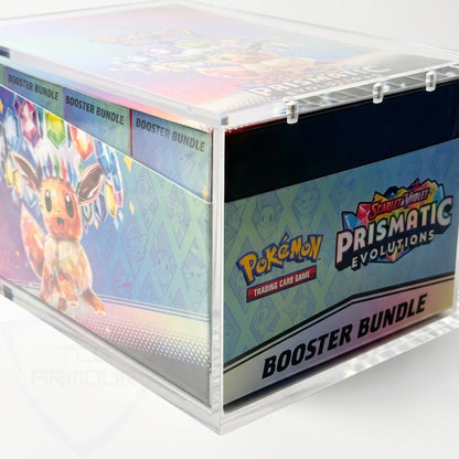 Pokemon Booster Bundle Display Premium 5+8mm Acrylic Case With Magnetic Lid - Booster Bundle Acrylic Case - TCG Armour - BBDISP-OLD