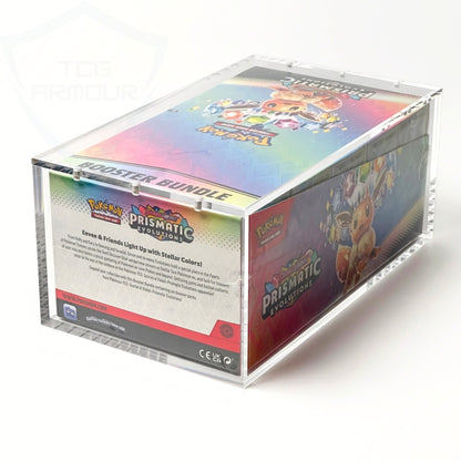 Pokemon Booster Bundle Display Premium 5+8mm Acrylic Case With Magnetic Lid - Booster Bundle Acrylic Case - TCG Armour - BBDISP-OLD