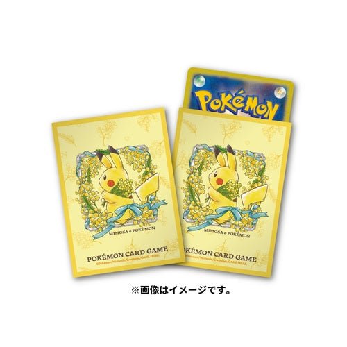 Pokemon Centre Japan MIMOSA Pikachu 64 TCG Sleeves - Artwork Sleeves - TCG Armour - 