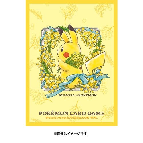 Pokemon Centre Japan MIMOSA Pikachu 64 TCG Sleeves - Artwork Sleeves - TCG Armour - 
