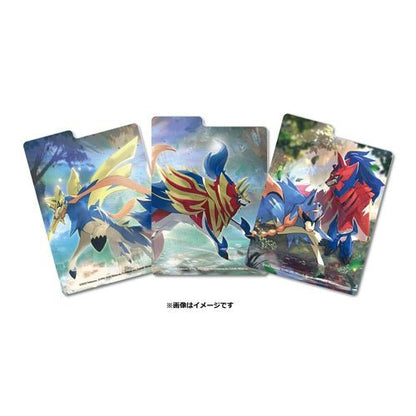 Pokemon Centre Japan Zacian Zamazenta TCG Double Deck Box - Artwork Deck Box - TCG Armour - 