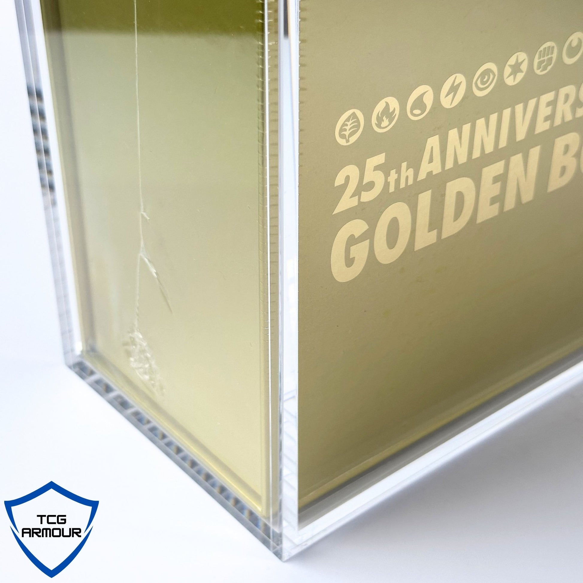 Pokemon Japanese Golden 25th Anniversary Box Acrylic Case With Magnetic Lid - Golden 25th Anniversary Acrylic Case - TCG Armour - JP-GOLDEN25TH