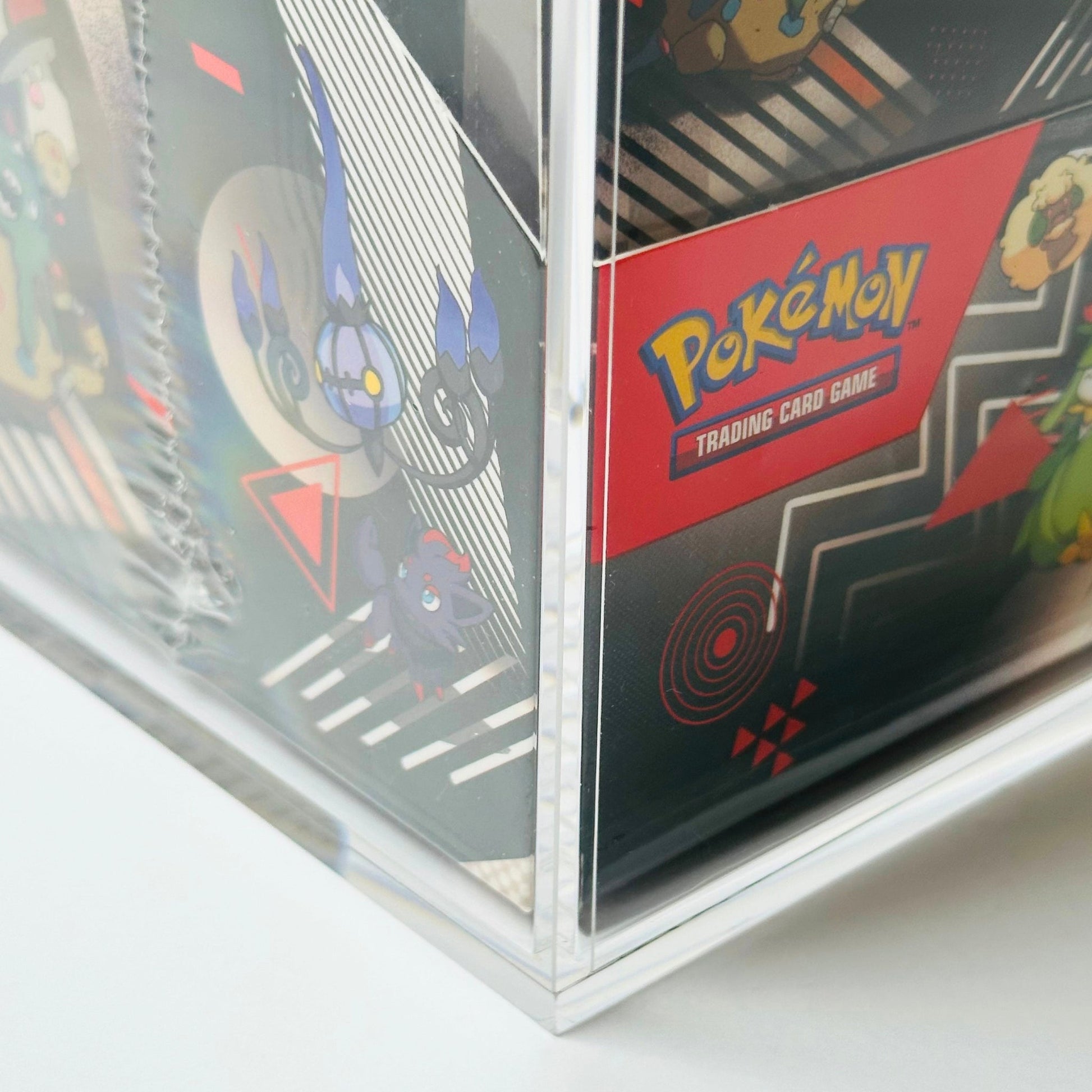 Pokemon Mini Tin Display Slim Fit Acrylic Case With Magnetic Lid - Poncho Acrylic Case - TCG Armour - MINI-TIN-8