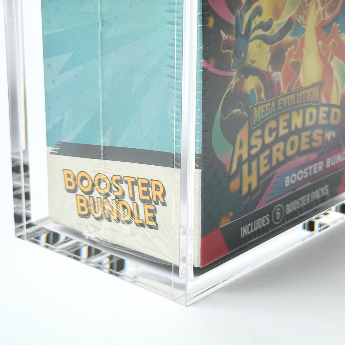 Pokemon New AH+ Single Booster Bundle Acrylic Case With Magnetic Lid - Booster Bundle Acrylic Case - TCG Armour - 