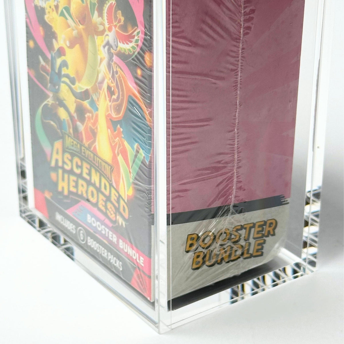 Pokemon New AH+ Single Booster Bundle Acrylic Case With Magnetic Lid - Booster Bundle Acrylic Case - TCG Armour - 