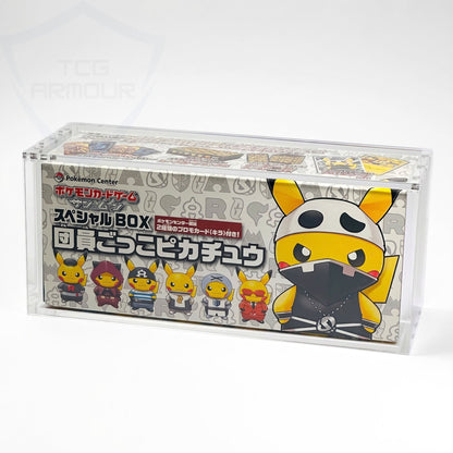 Pokemon Pikachu Fukuoka Slim Fit Acrylic Case With Magnetic Lid - Poncho Acrylic Case - TCG Armour - PONCHO-SB