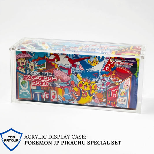 Pokemon Pikachu Fukuoka Slim Fit Acrylic Case With Magnetic Lid - Poncho Acrylic Case - TCG Armour - PONCHO-SB