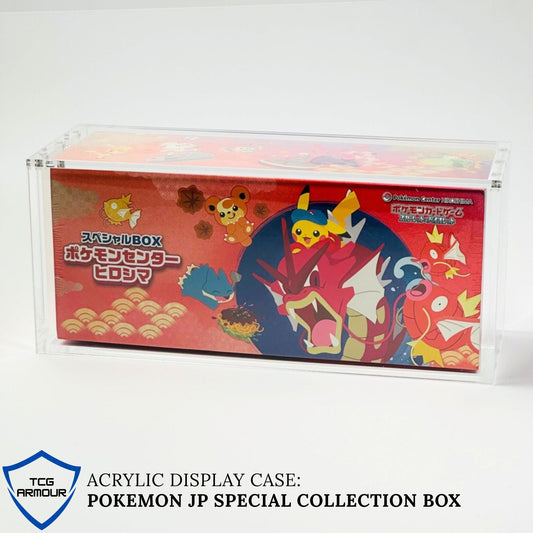 Pokemon Pikachu Hiroshima Slim Fit Acrylic Case With Magnetic Lid - Poncho Acrylic Case - TCG Armour - PONCHO-SB