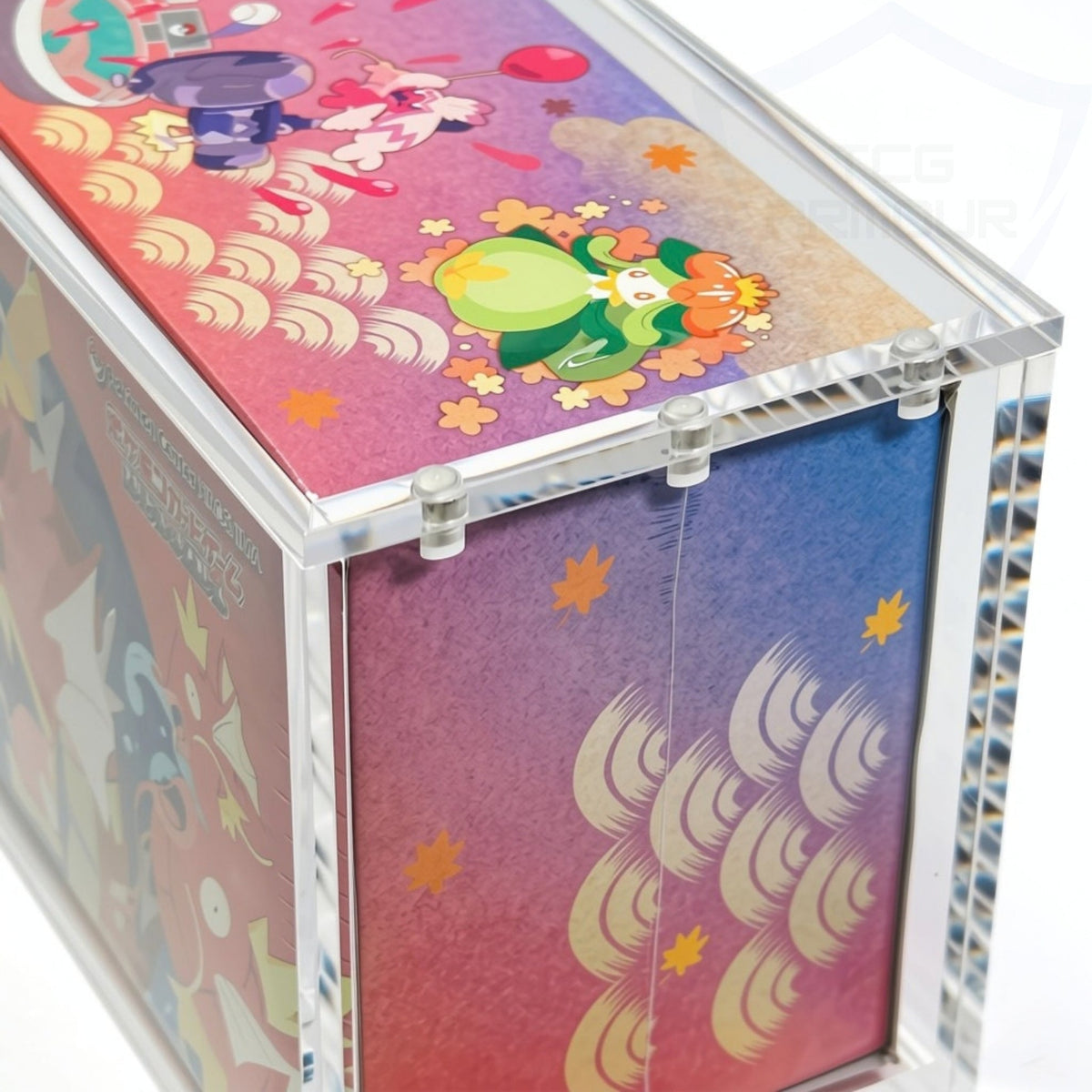 Pokemon Pikachu Hiroshima Slim Fit Acrylic Case With Magnetic Lid - Poncho Acrylic Case - TCG Armour - PONCHO-SB