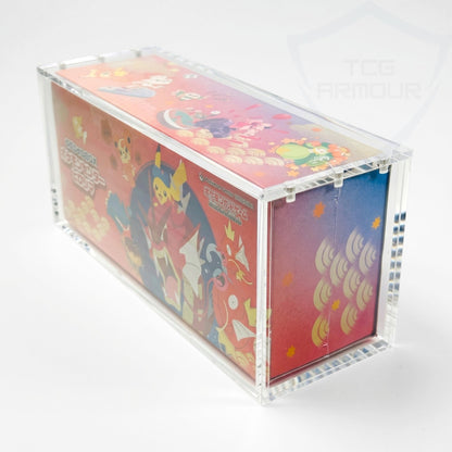 Pokemon Pikachu Hiroshima Slim Fit Acrylic Case With Magnetic Lid - Poncho Acrylic Case - TCG Armour - PONCHO-SB